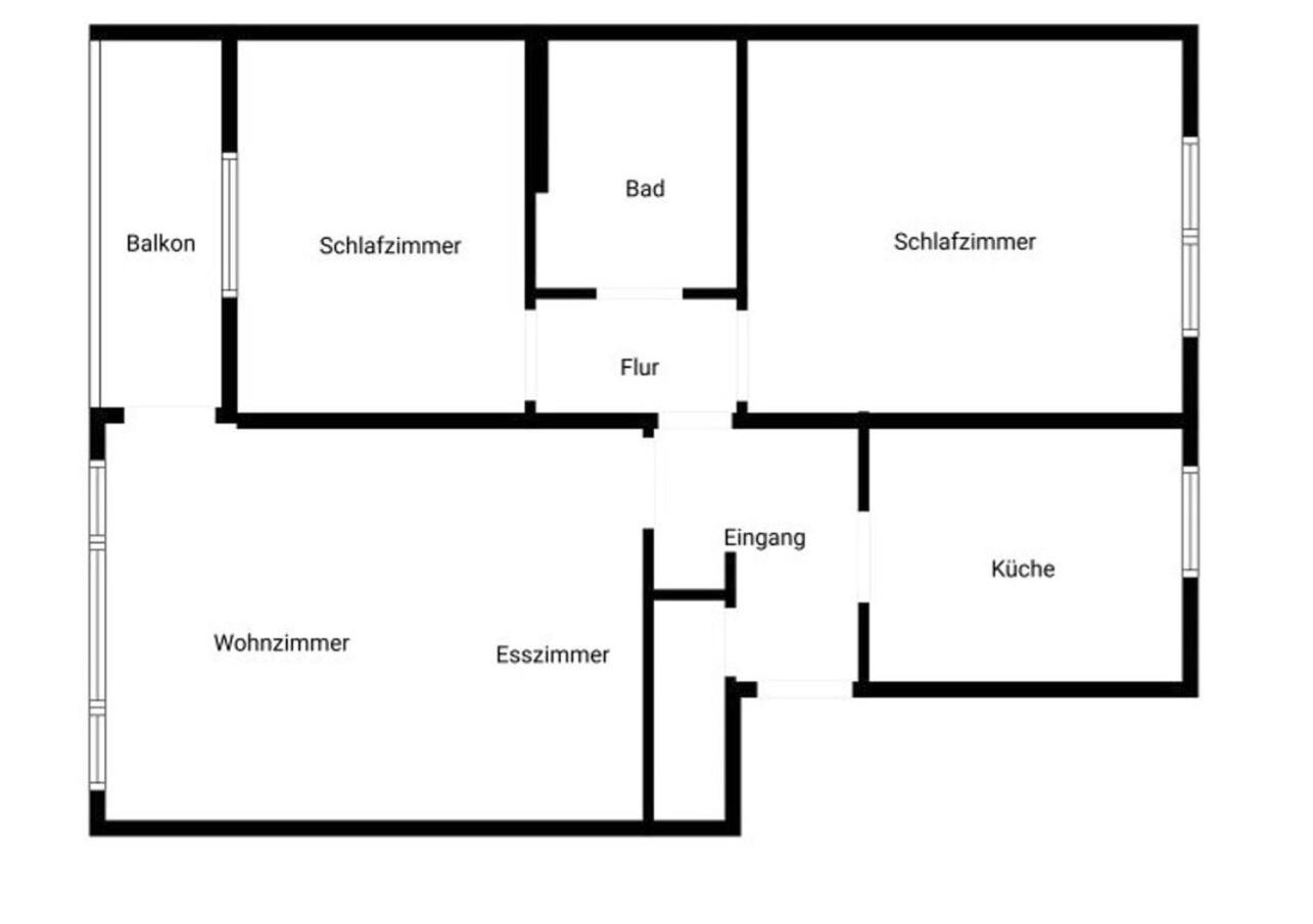 3 Zimmer, 68Qm, Parkplatz, Messe Dus, Logport, Duisport Duisburg Bagian luar foto