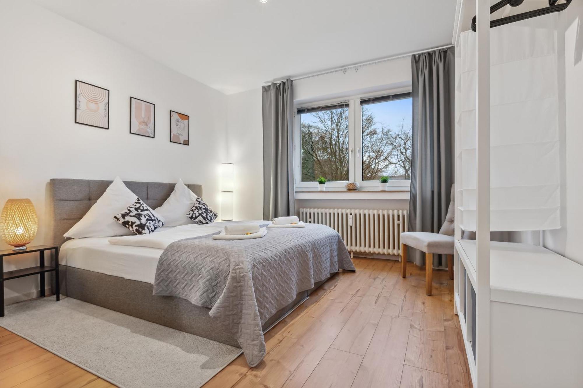 3 Zimmer, 68Qm, Parkplatz, Messe Dus, Logport, Duisport Duisburg Bagian luar foto