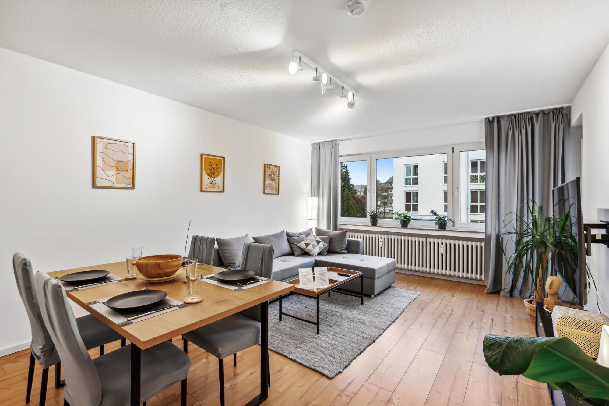 3 Zimmer, 68Qm, Parkplatz, Messe Dus, Logport, Duisport Duisburg Bagian luar foto