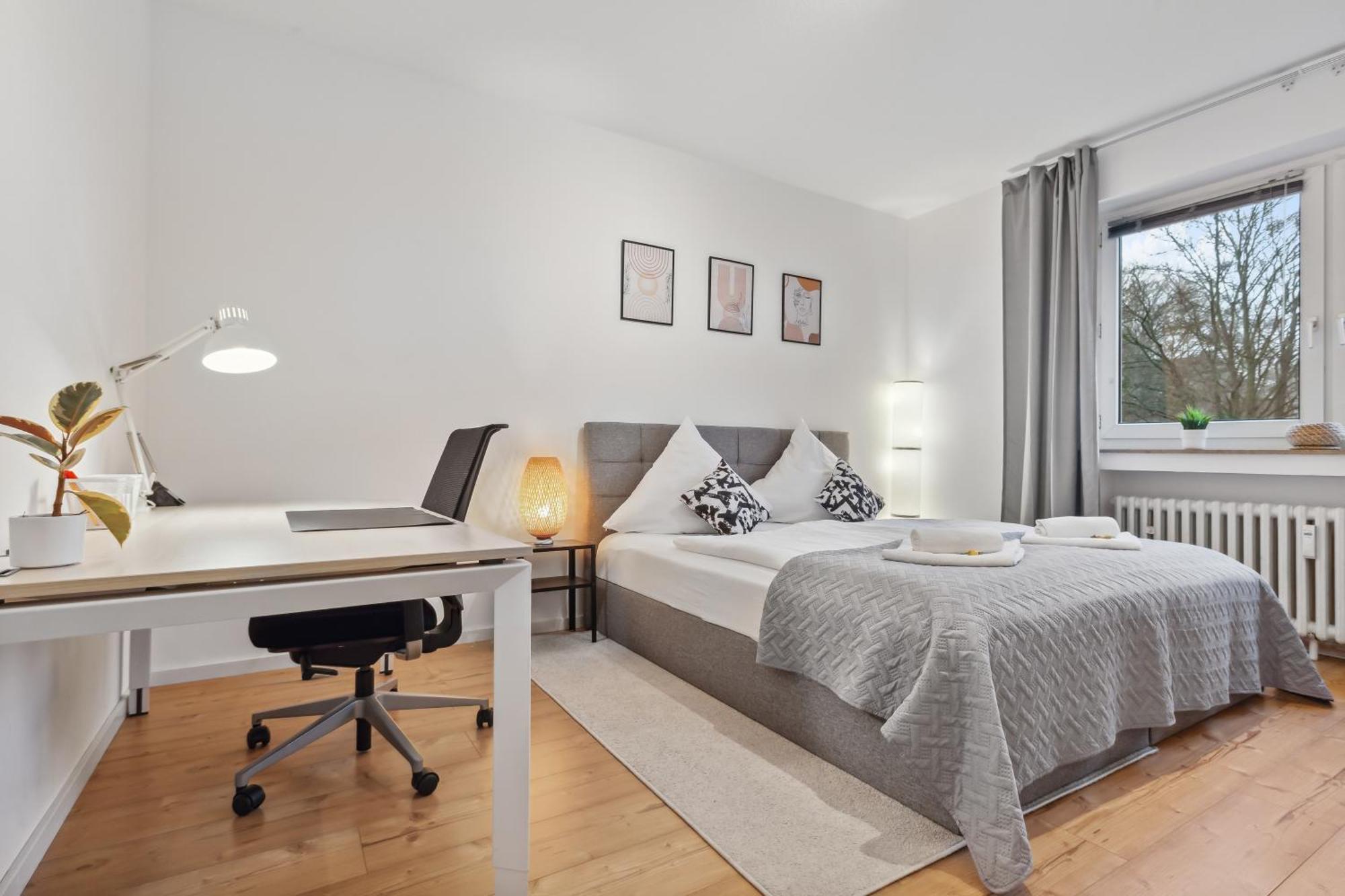 3 Zimmer, 68Qm, Parkplatz, Messe Dus, Logport, Duisport Duisburg Bagian luar foto